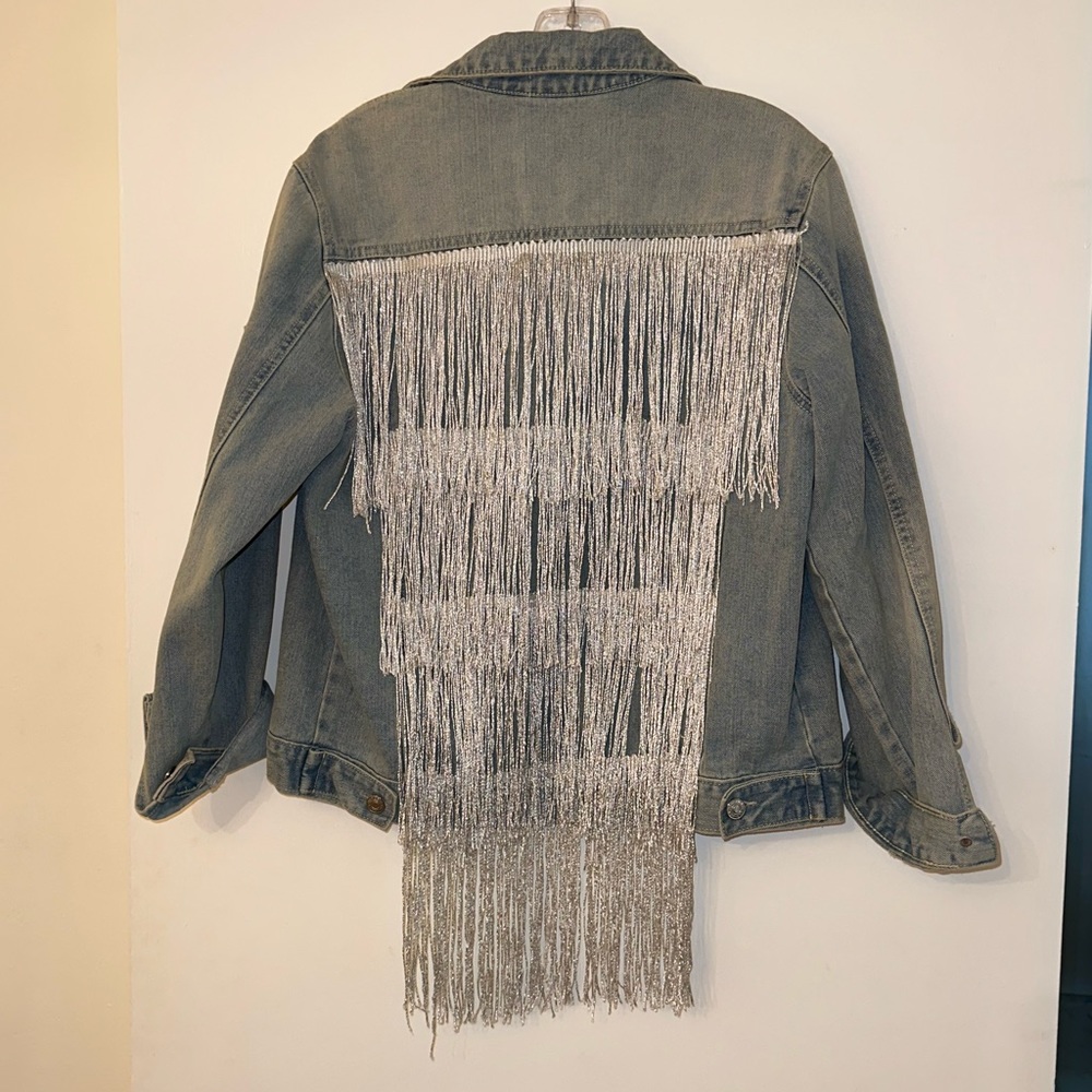 Fringe Jean Jacket